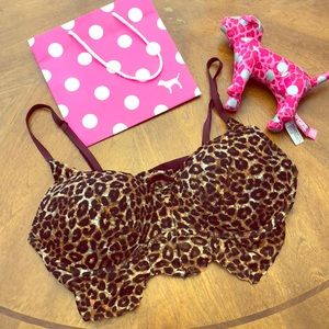 Victoria’s Secret Pink Cheetah Lace Bralette